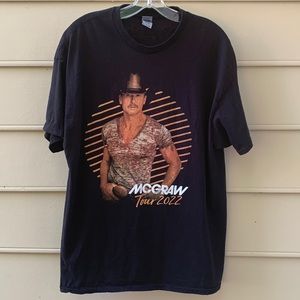 Tim McGraw 2022 Black Tour Tee, XL